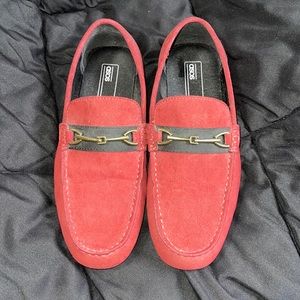 Loafer in red size UK 7 = US 8